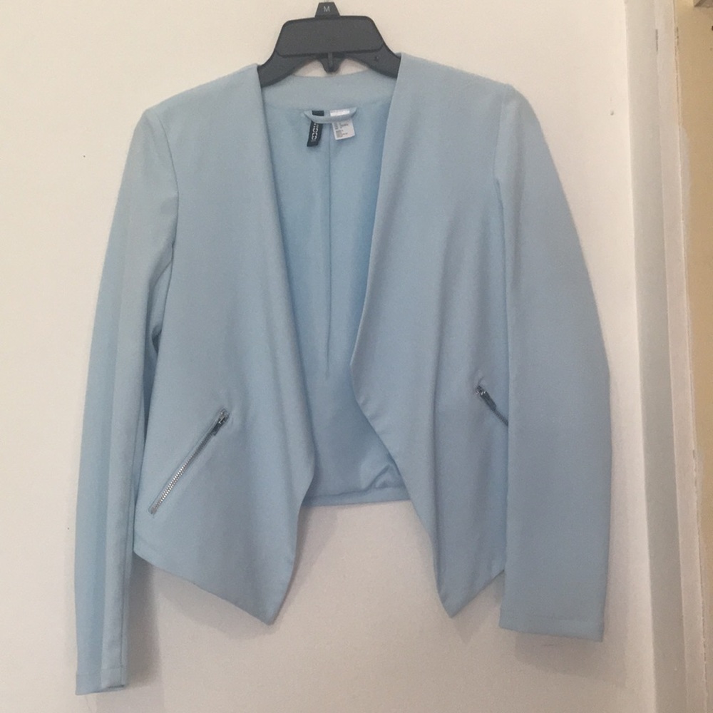 H&M Light blue blazer/jacket